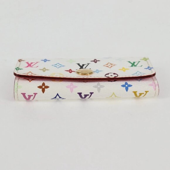LOUIS VUITTON Monogram Multicolor Multicles 4 Key Case White M93731 Auth 132774V - Picture 6 of 16